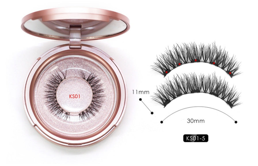 Magnetic Liquid Eyeliner & Magnetic False Eyelashes & Tweezer Set Make up Set