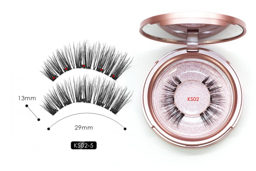 Magnetic Liquid Eyeliner & Magnetic False Eyelashes & Tweezer Set Make up Set