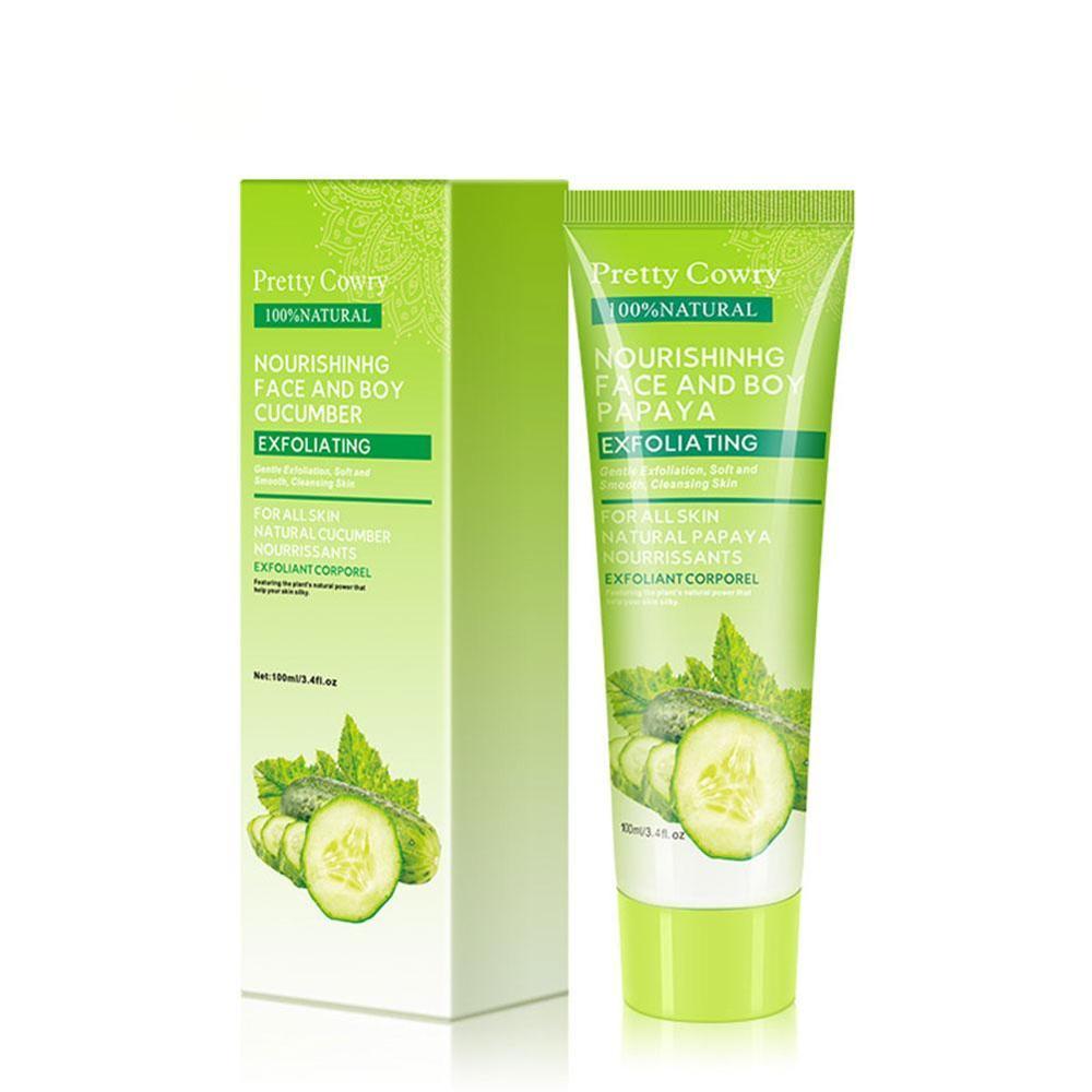 Cucumber Coconut Papaya Facial Exfoliating Gel