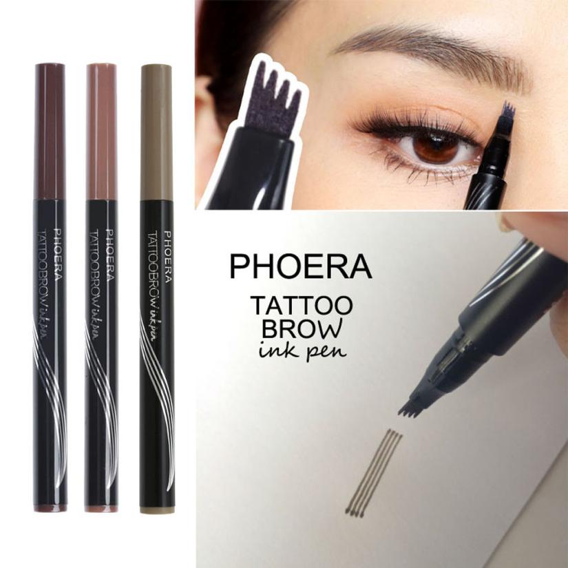 Long Lasting Ultra-Fine Four-Comb Eyebrow Pencil