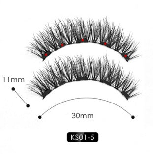 Magnetic Liquid Eyeliner & Magnetic False Eyelashes & Tweezer Set Make up Set