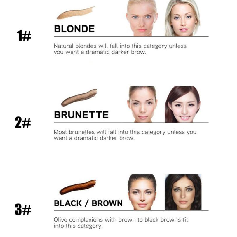 Long Lasting Ultra-Fine Four-Comb Eyebrow Pencil