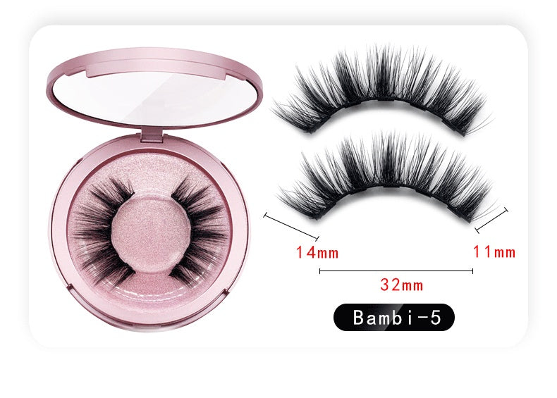 Magnetic Liquid Eyeliner & Magnetic False Eyelashes & Tweezer Set Make up Set