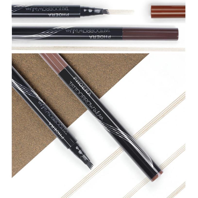 Long Lasting Ultra-Fine Four-Comb Eyebrow Pencil
