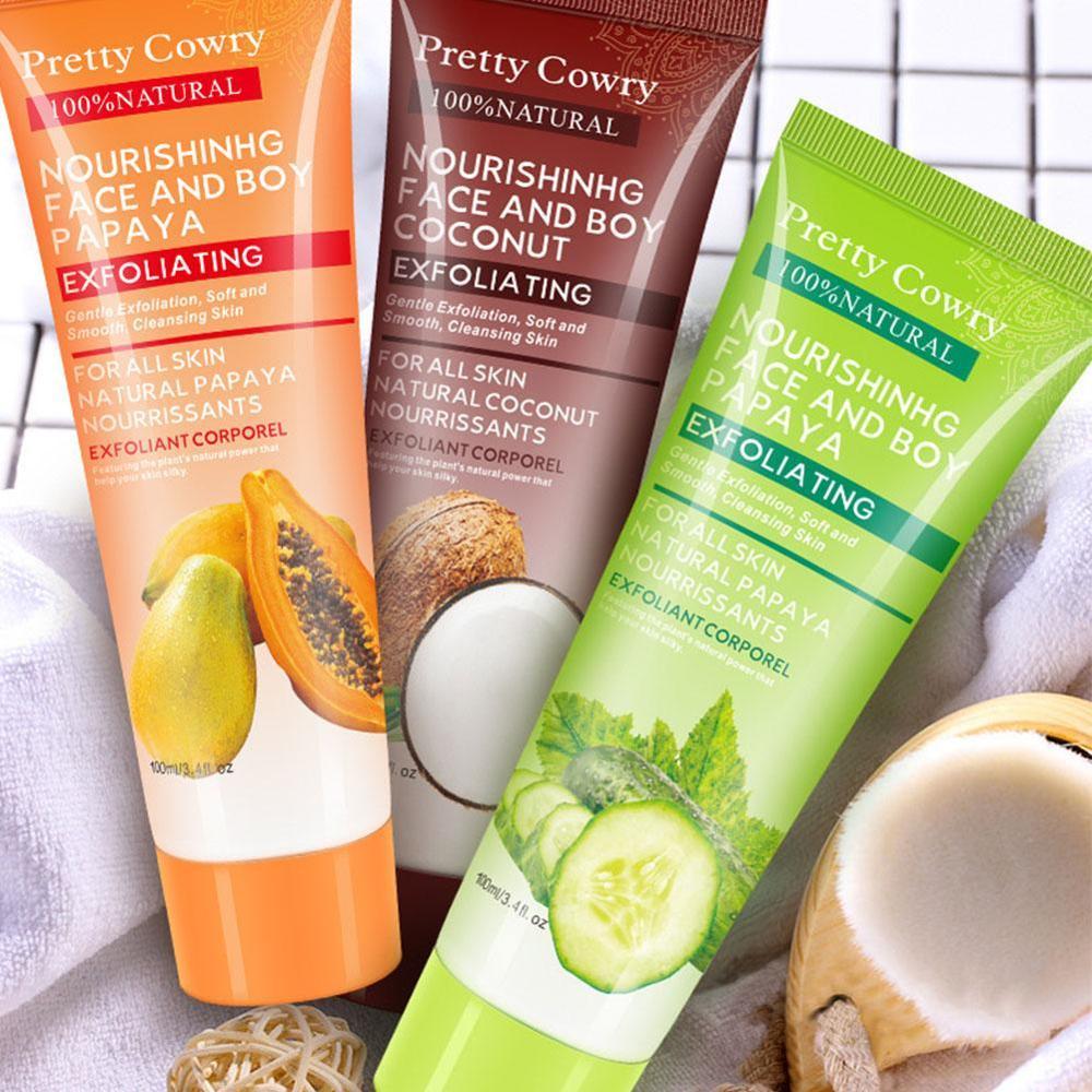 Cucumber Coconut Papaya Facial Exfoliating Gel