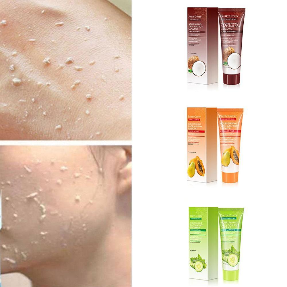 Cucumber Coconut Papaya Facial Exfoliating Gel